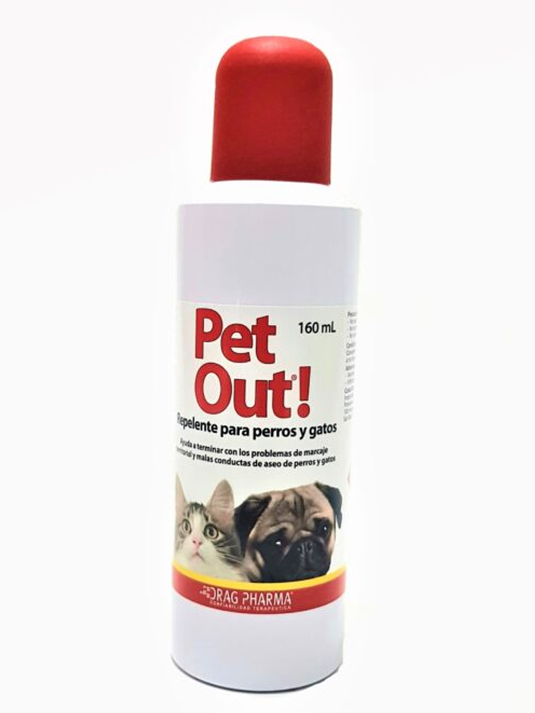 Pet out repelente para perro y gato 160ml 1