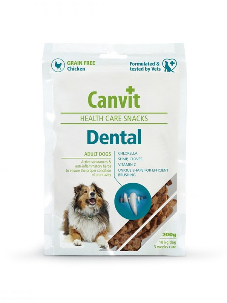 CANVIT SNACK DENTAL 200GRS 1