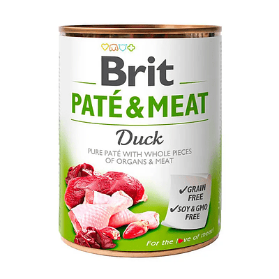 BRIT CARE PATE & MEAT DUCL 800GR