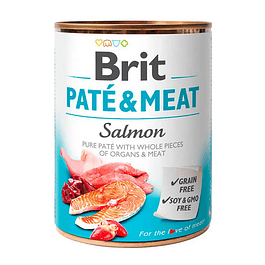 BRIT SALMON PATE AND MEAT 800GR