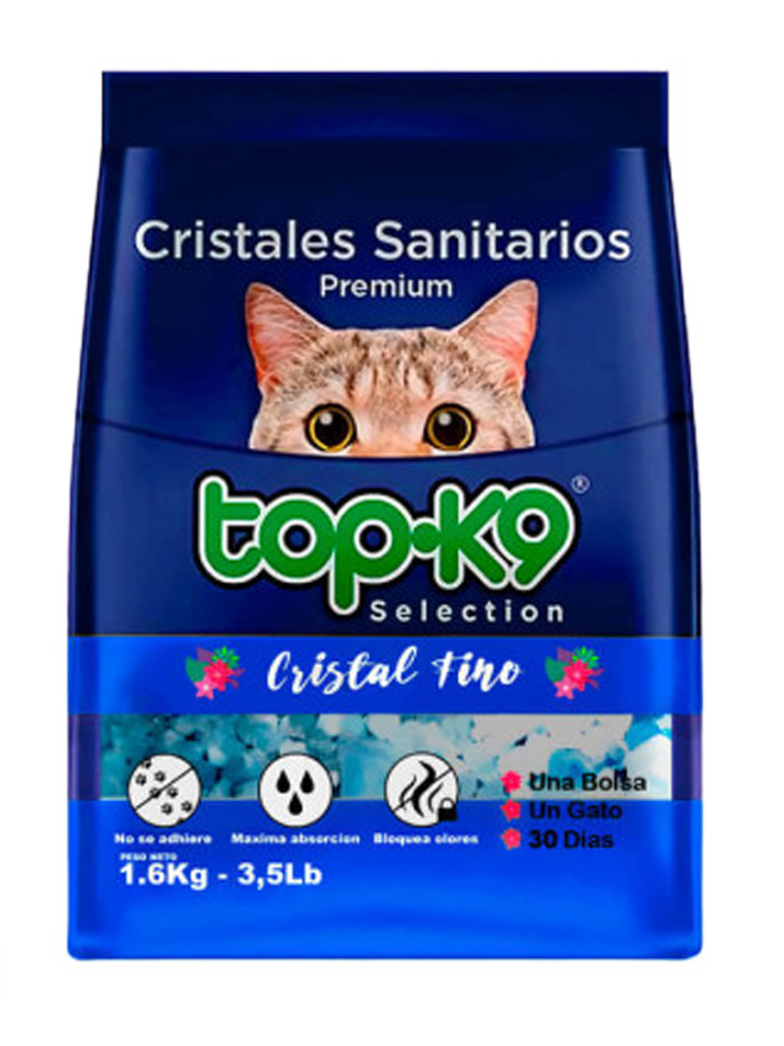 ARENA TOPK9 CRISTAL FINO 1.6KG	 1