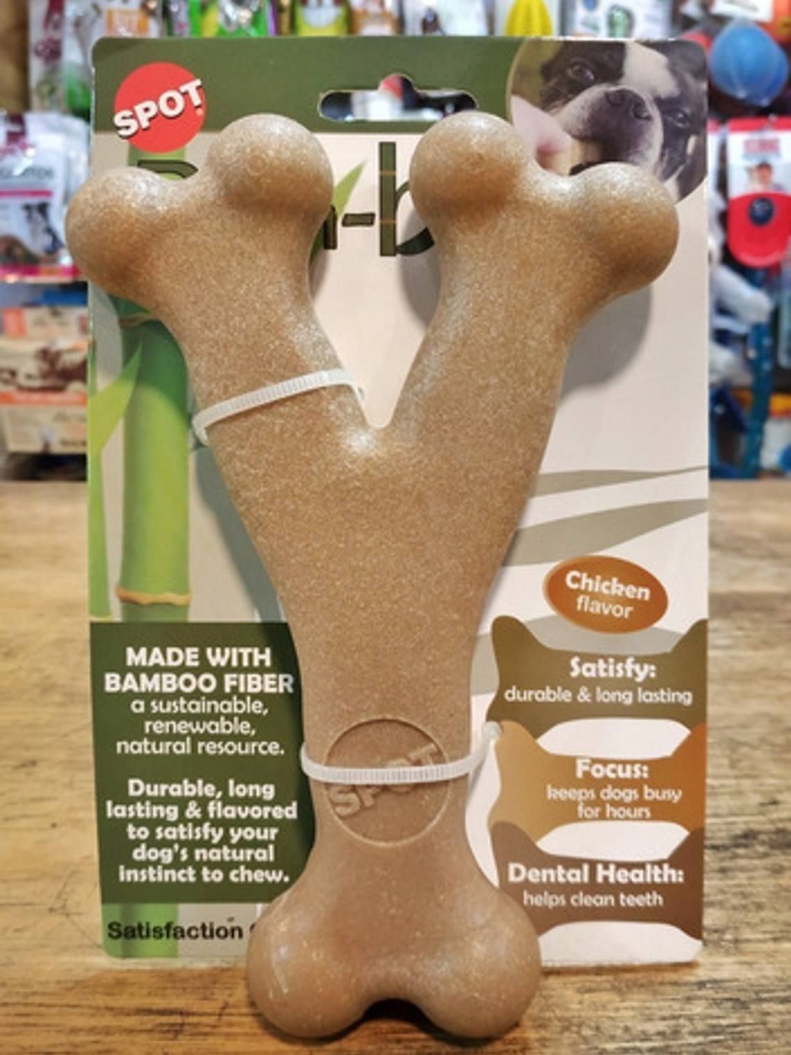 Hueso Para Perro Bam-bone Grande Sabor A Pollo 1