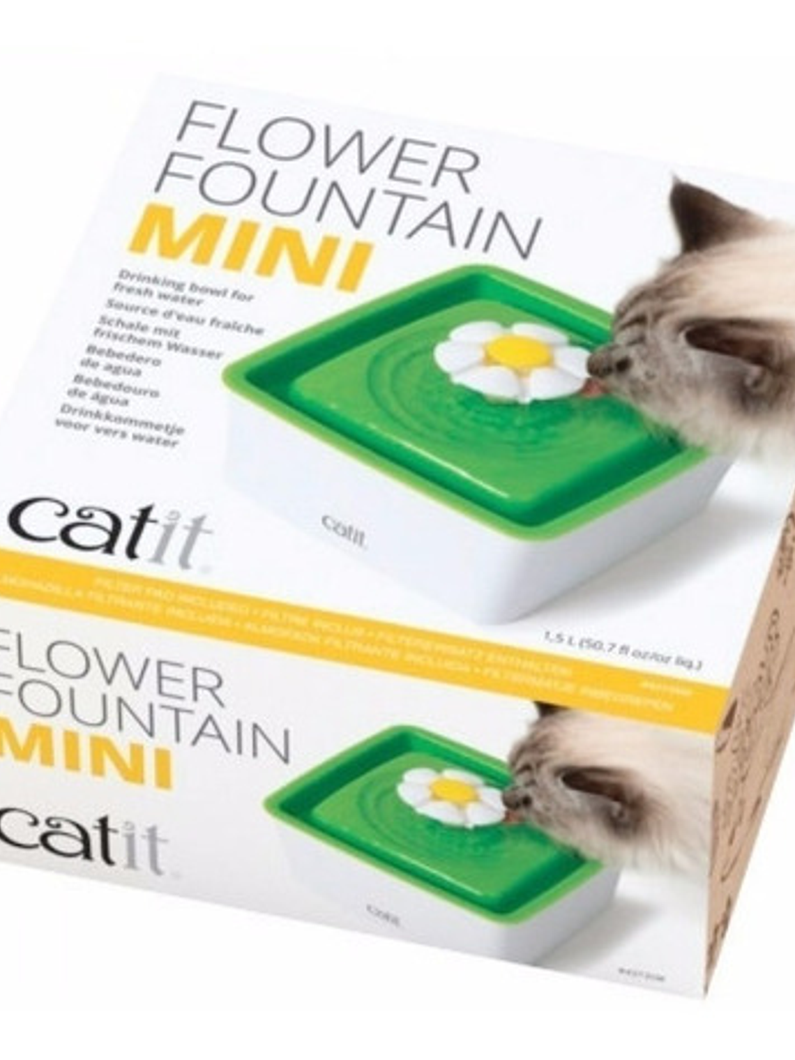 Fuente Gatos Catit Senses Flower 1.5ltrs 1