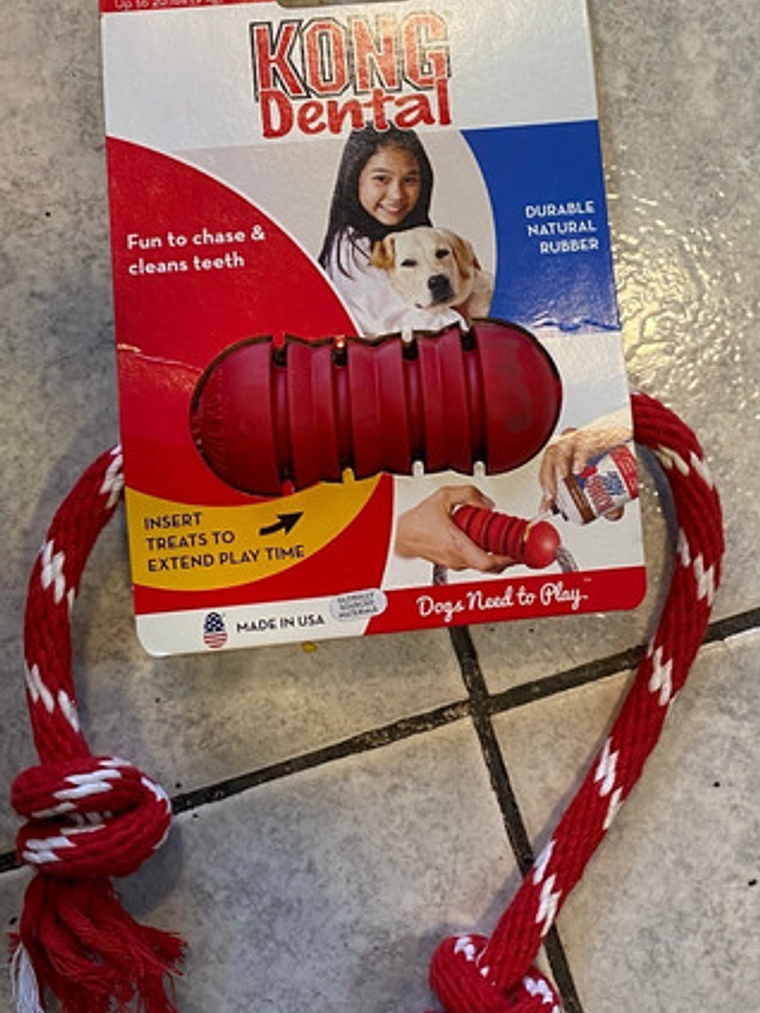 Kong Dental S With Rope 1