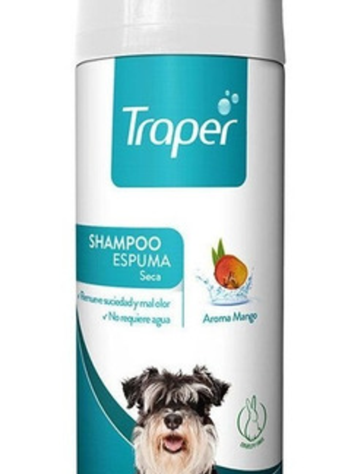 Traper Shampoo Espuma Seca Perro 170ml  1