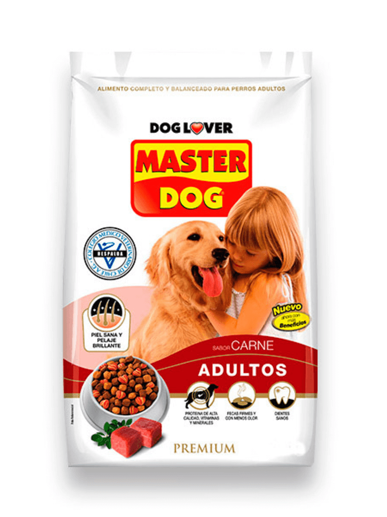 MASTER DOG ADULTO CARNE 18 KG	 1