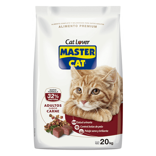 MASTER CAT CARNE 20 KG	