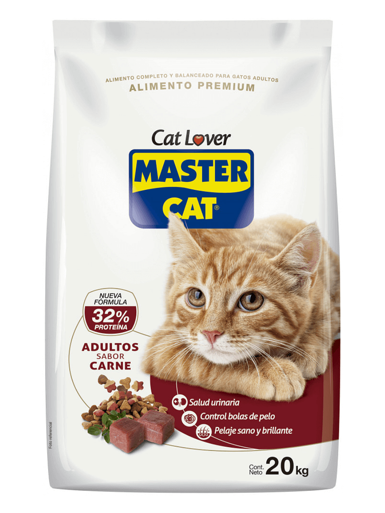 MASTER CAT CARNE 20 KG	 1