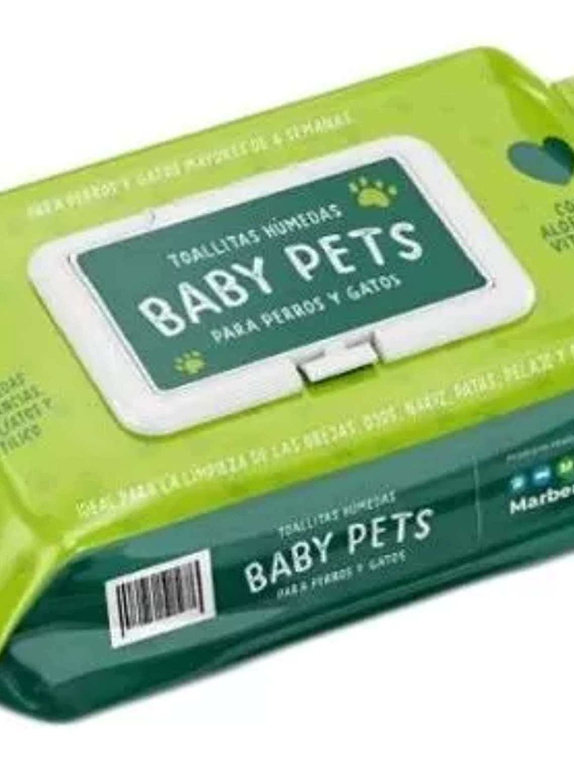 TOALLITAS HUMEDAS BABY PETS 50 UNIDADES	 1