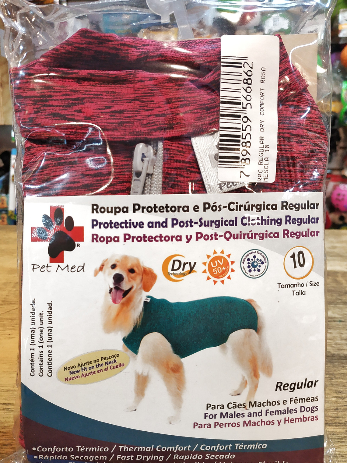 Malla Post-Operatoria Perro Talla 10 2