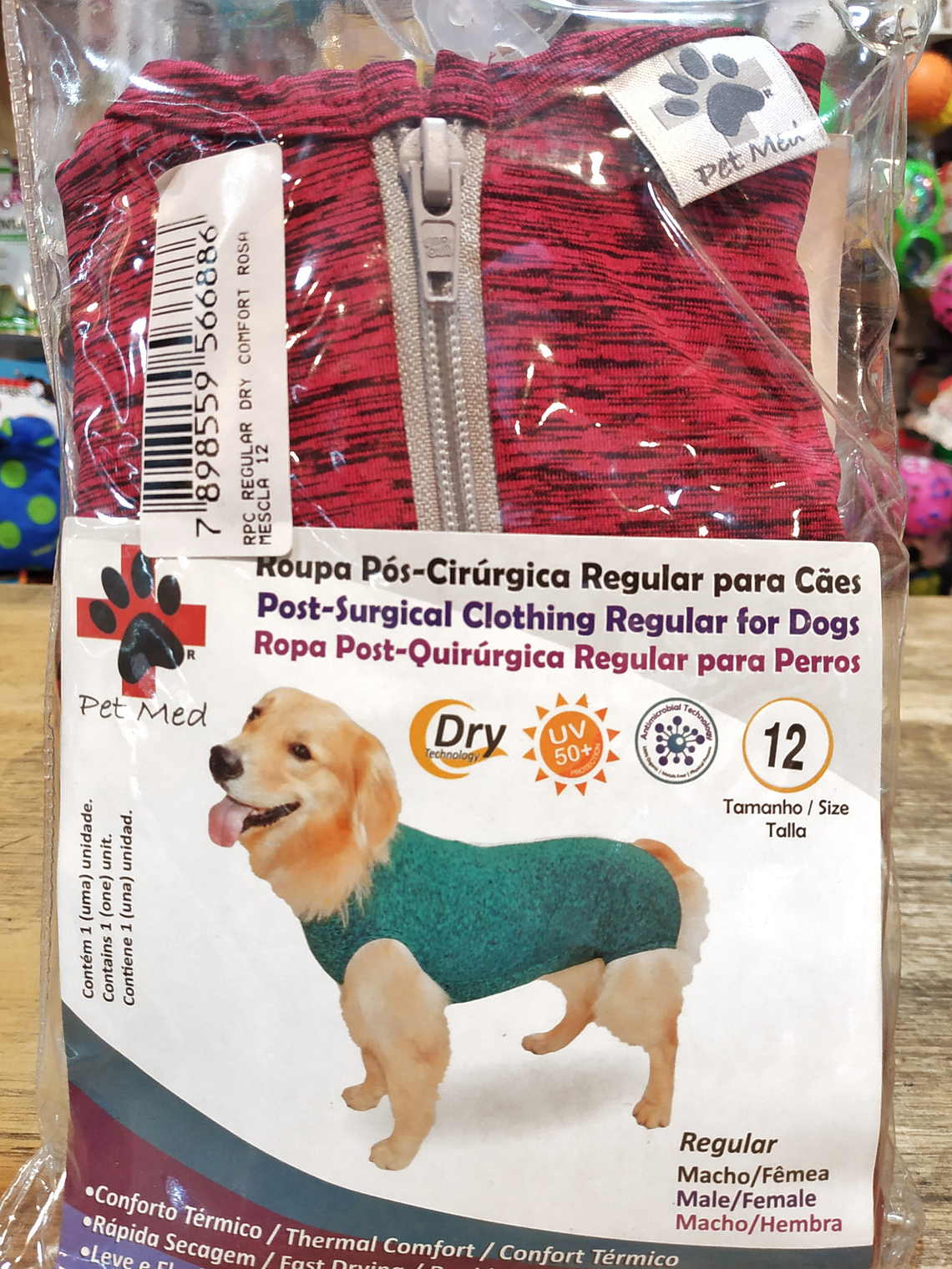 Malla Post-Operatoria Perro Talla 12 2