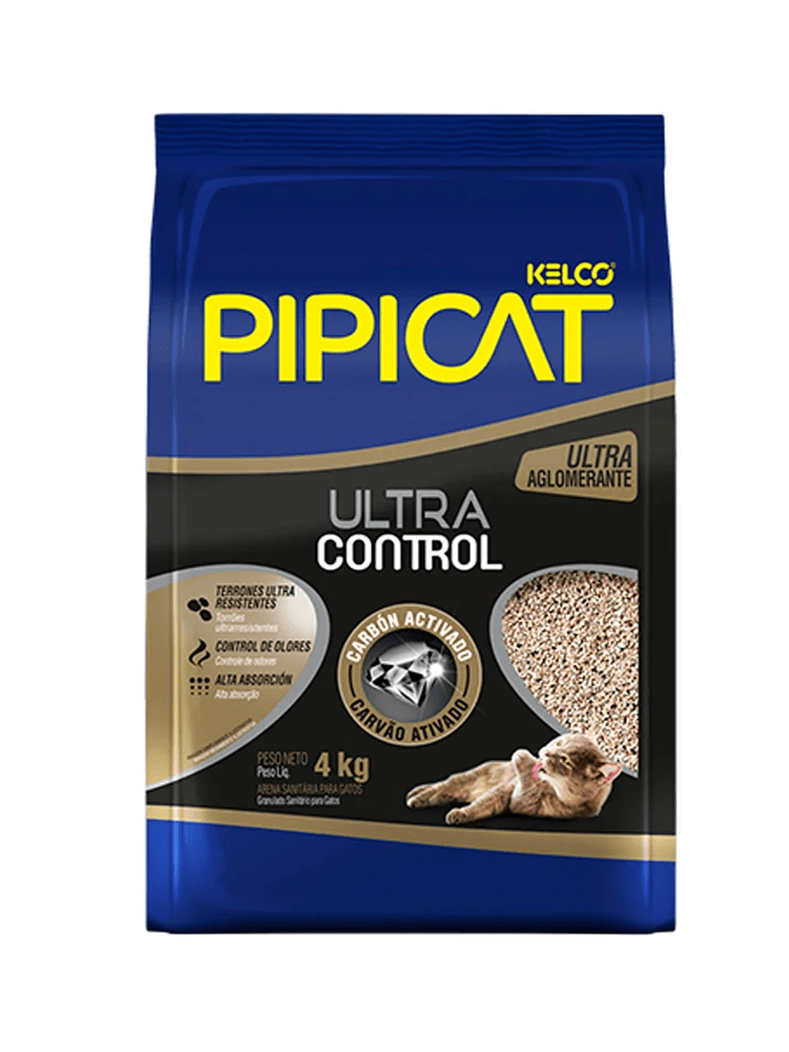 PIPI CAT ULTRA CONTROL CARBON ACTIVADO 4KG 1