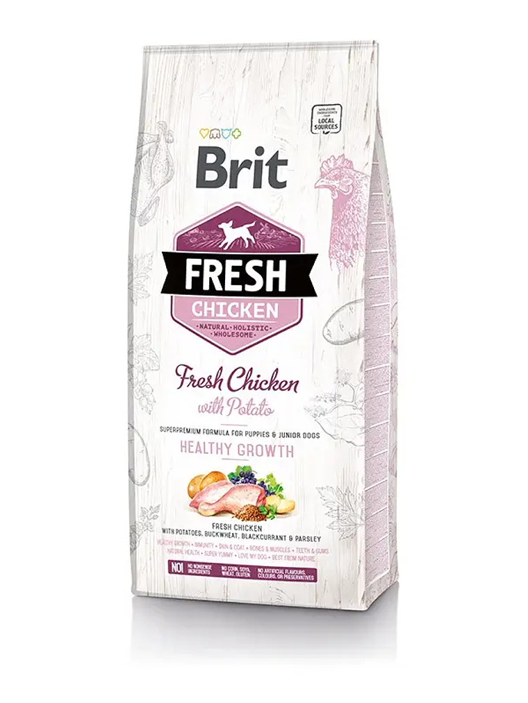 Brit Fresh Chicken With Potato Puppy 1