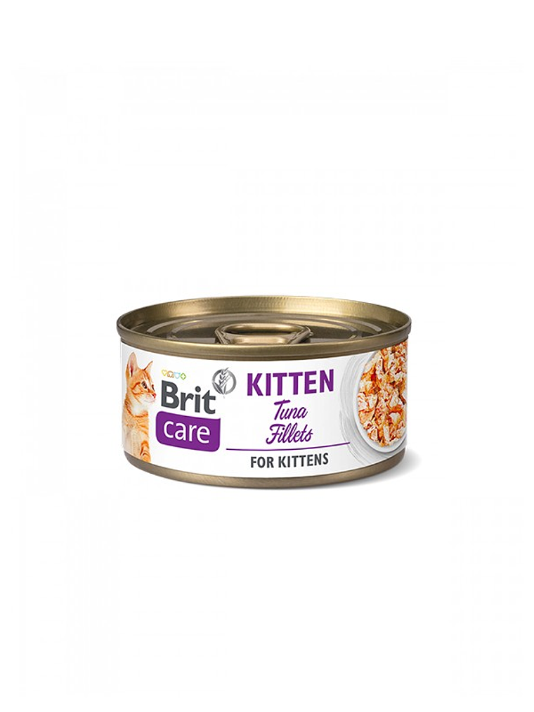 BRIT CARE CAT KITTEN TUNA FILLETS 70G 1