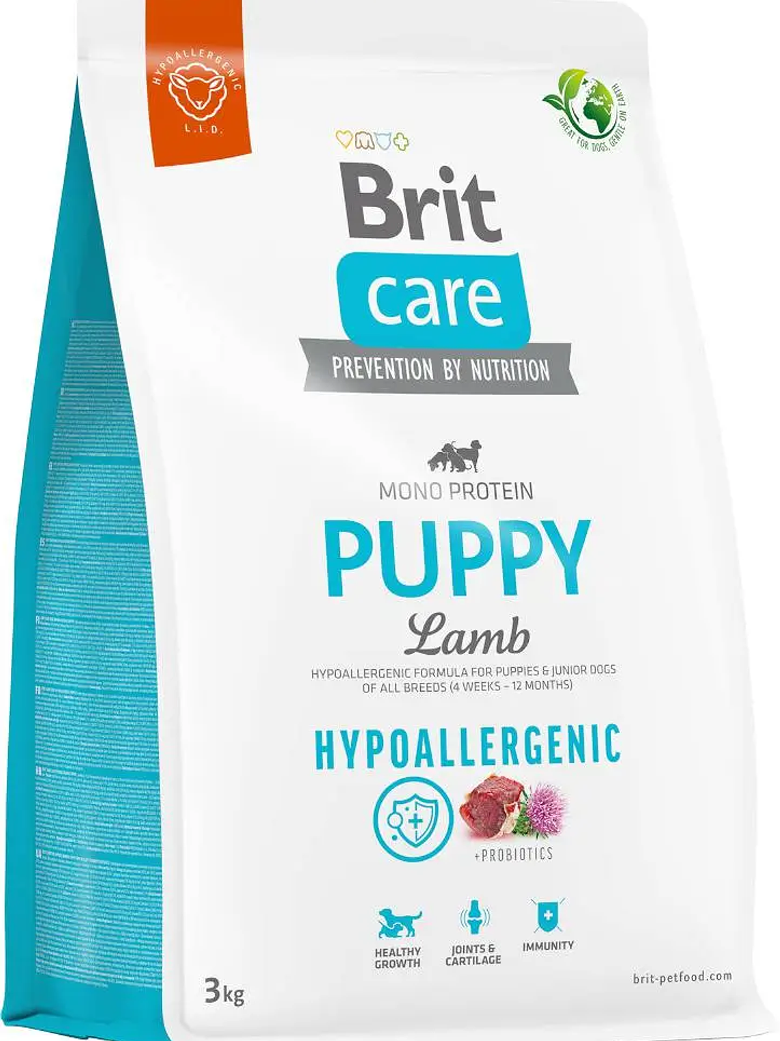 Brit Care Dog Hypoallergenic puppy lamb 1