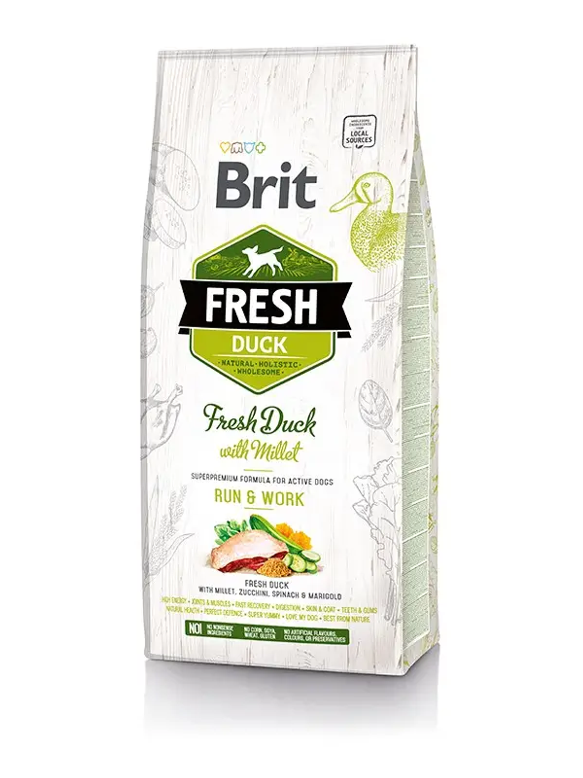 Brit Fresh Duck With Millet Active Run 1