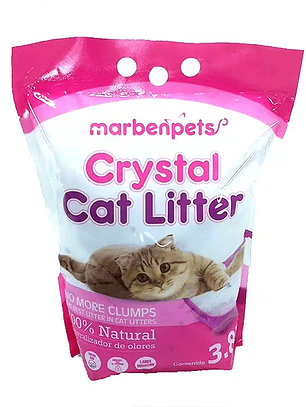 Arena para gato Marbenpets Crystal Cat Litter 3.8L ( 1.6 KG)
