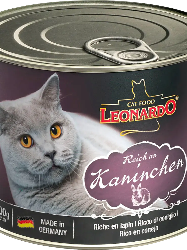 LEONARDO LATA QUALITY SELECTION CONEJO 200GRS 1