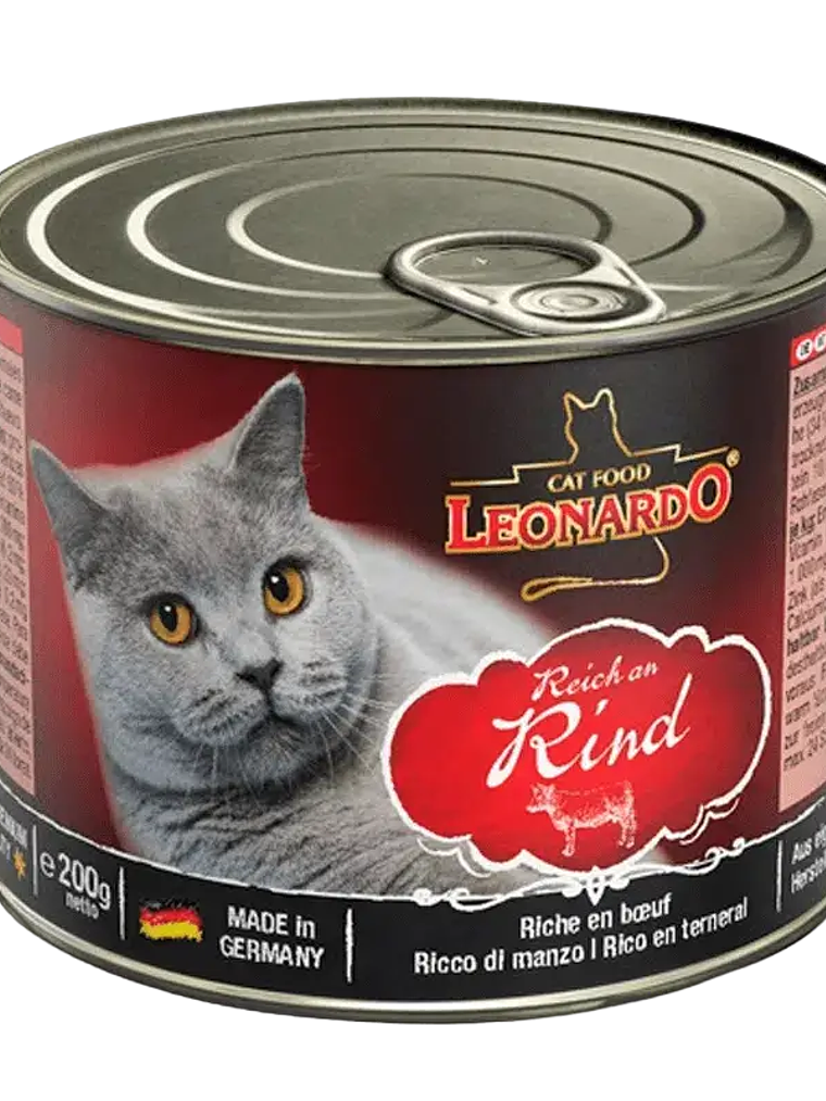 LEONARDO LATA QUALITY SELECTION TERNERA 200GR	 1