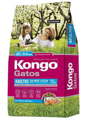 Kongo gato adulto salmon y atun