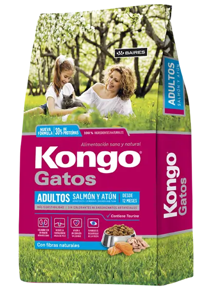 Kongo gato adulto salmon y atun 1
