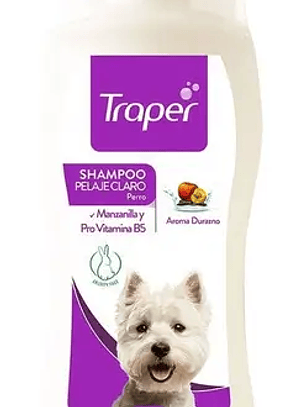 Shampoo Para Perro Traper Pelaje Claro 260ml