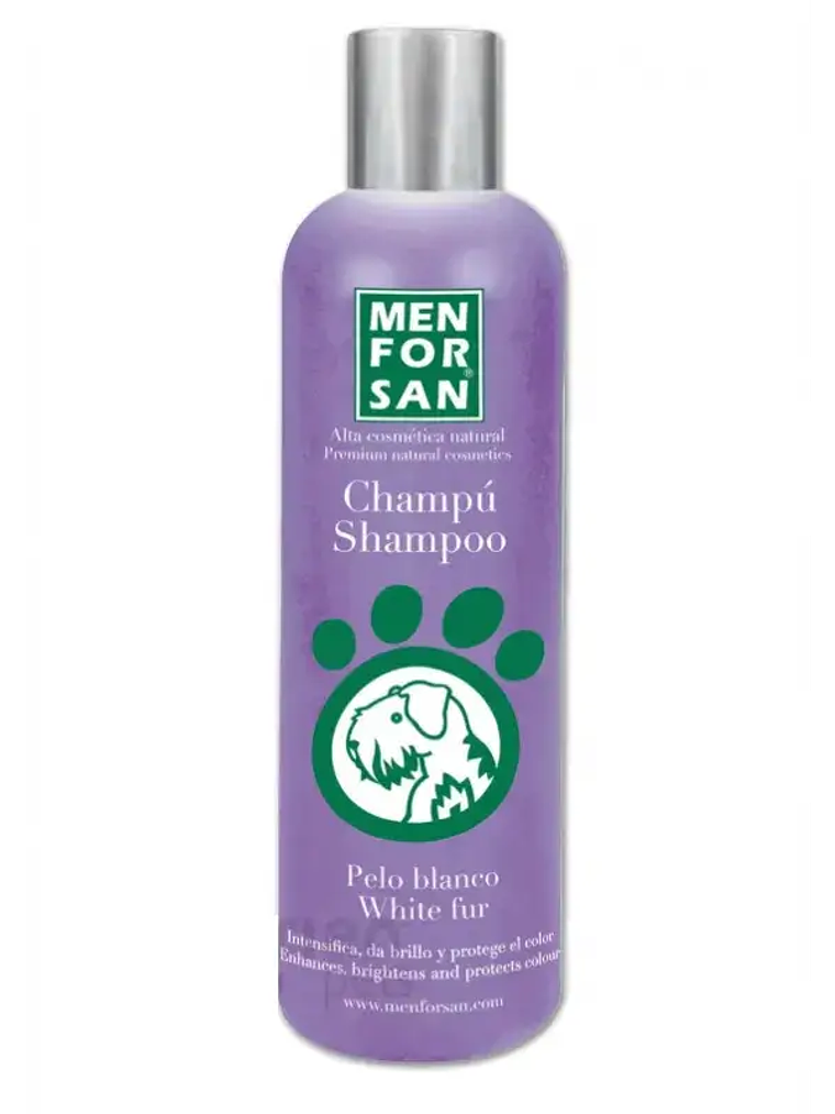 Menforsan Shampoo Pelo Blanco Para Perro 300ml 1