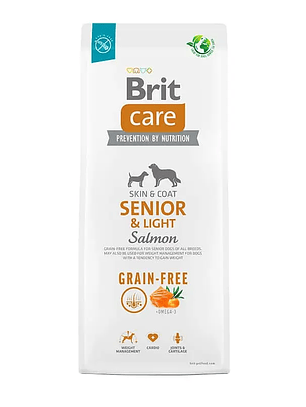 Brit Care Dog Grain-Free Senior & Light Salmon 