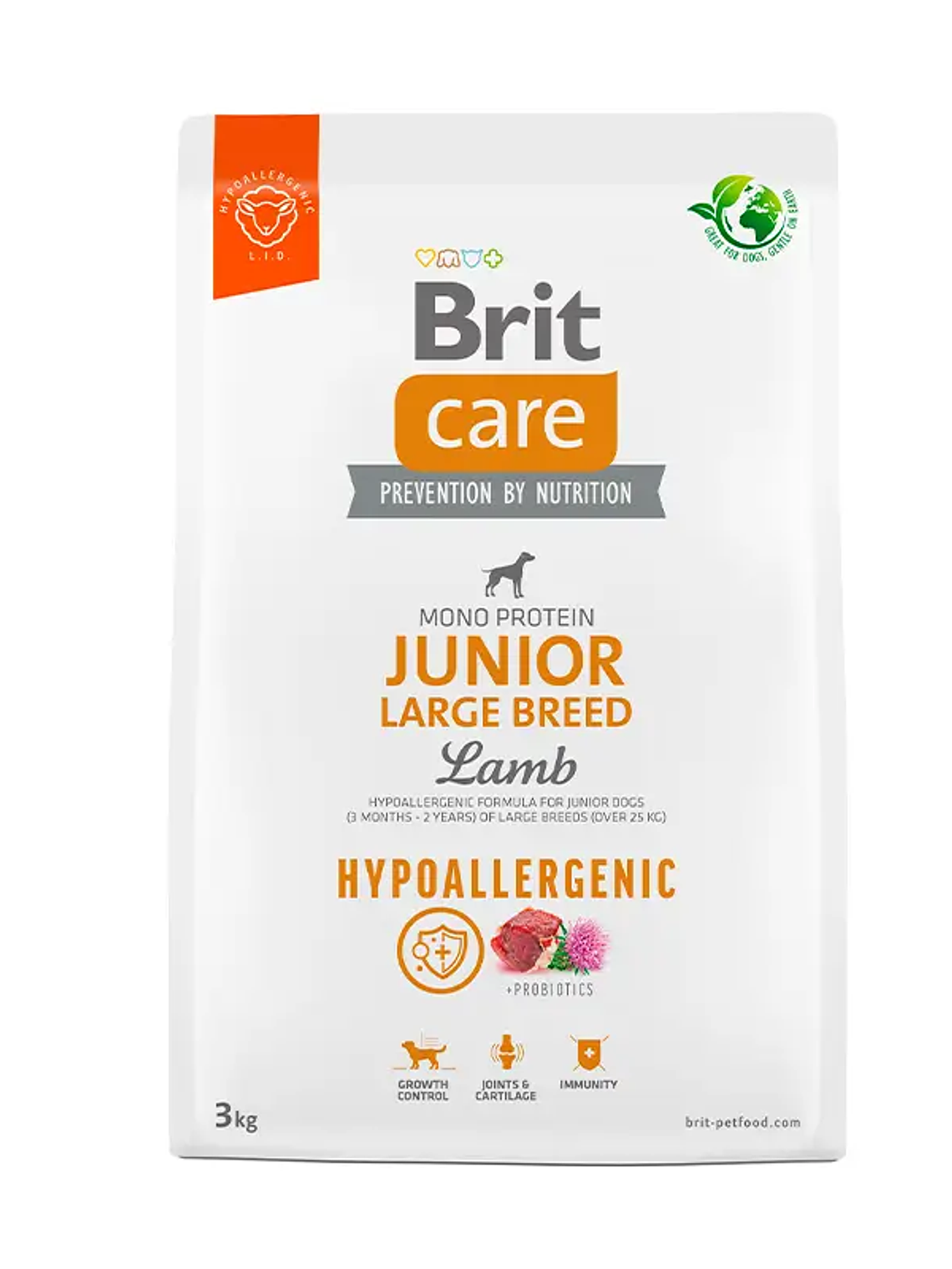 Brit Care Dog Hypoallergenic Junior Large Breed Lamb 2