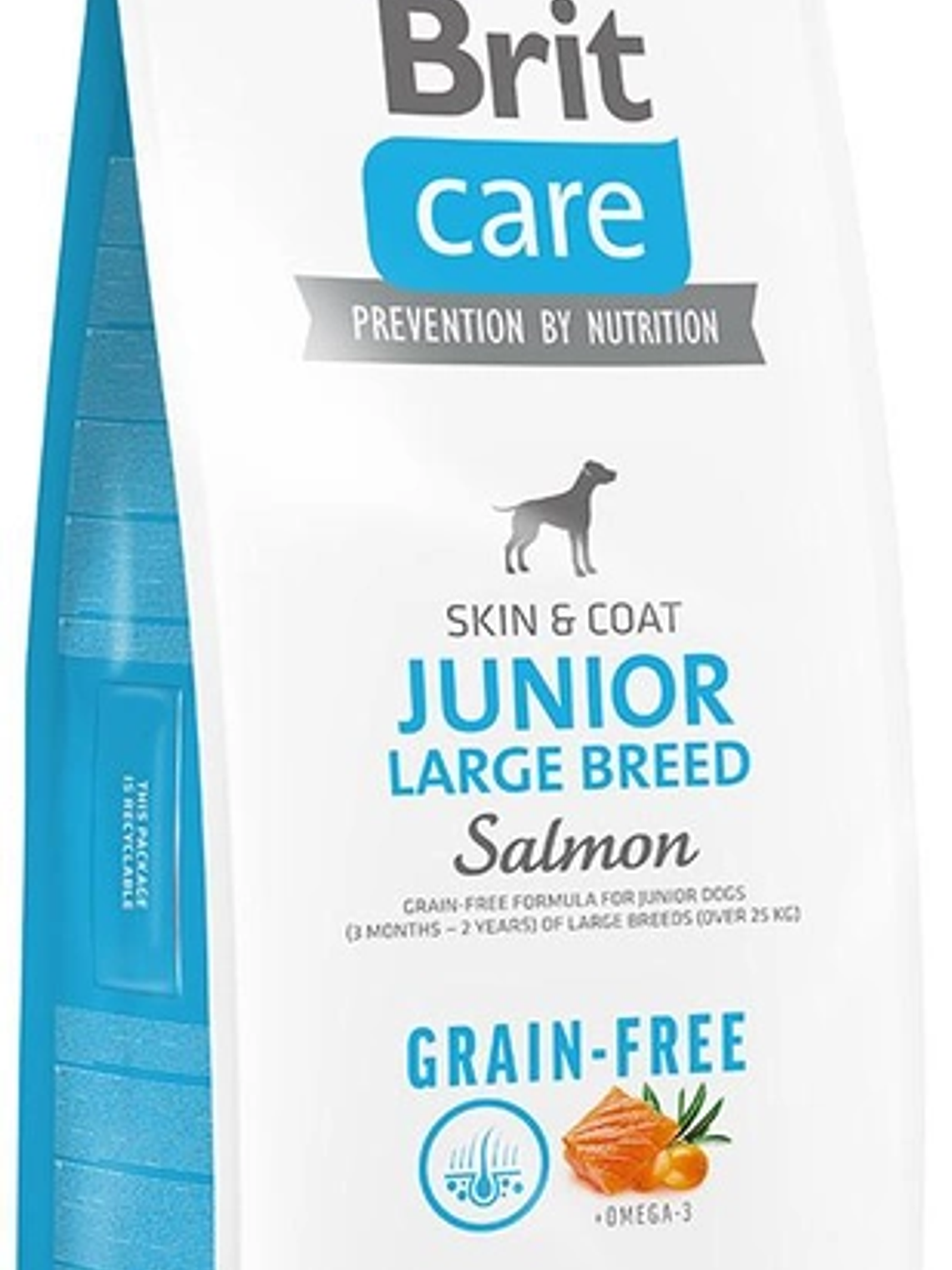Brit Care Dog Grain-Free Junior Large Breed Salmon	 2