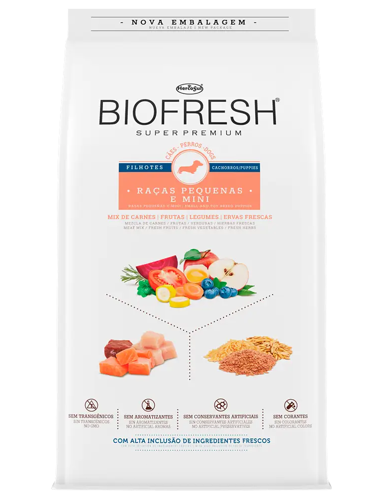 Biofresh Super premium Perros Cachorros Raza Pequeña 10kg 1