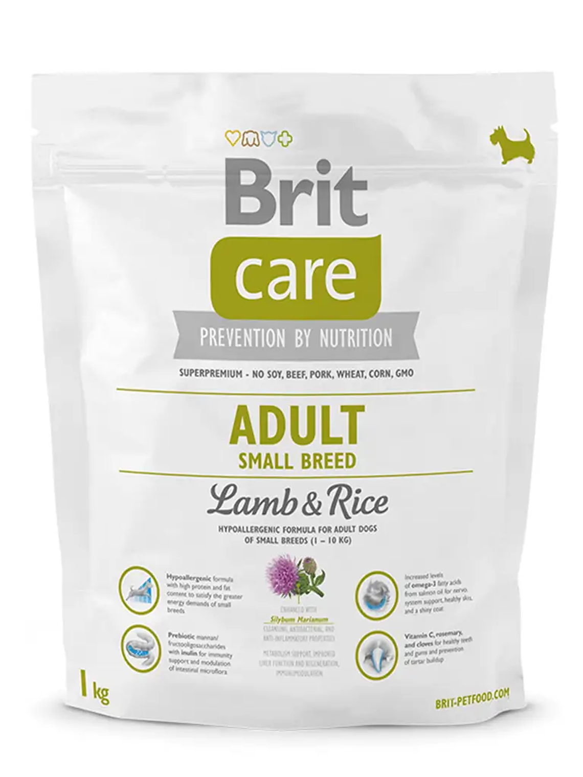 Brit Care Adult Small Breed Lamb & Rice  3