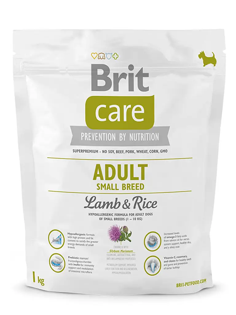 Brit Care Adult Small Breed Lamb & Rice  3