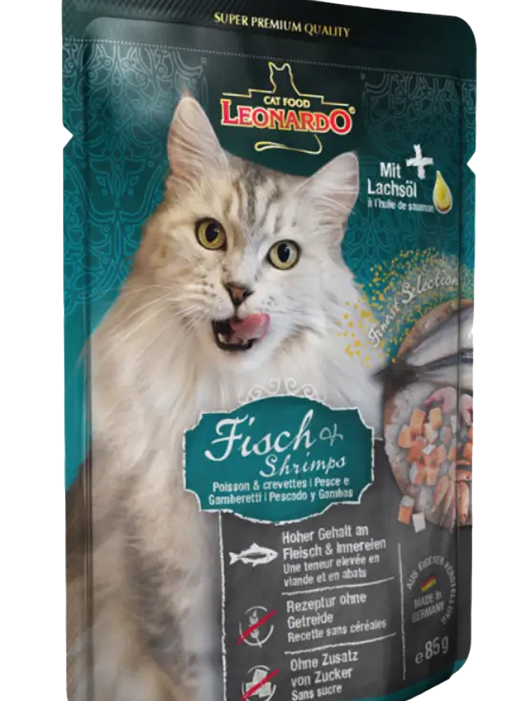 Leonardo pouch pescado y camaron 85gr 1