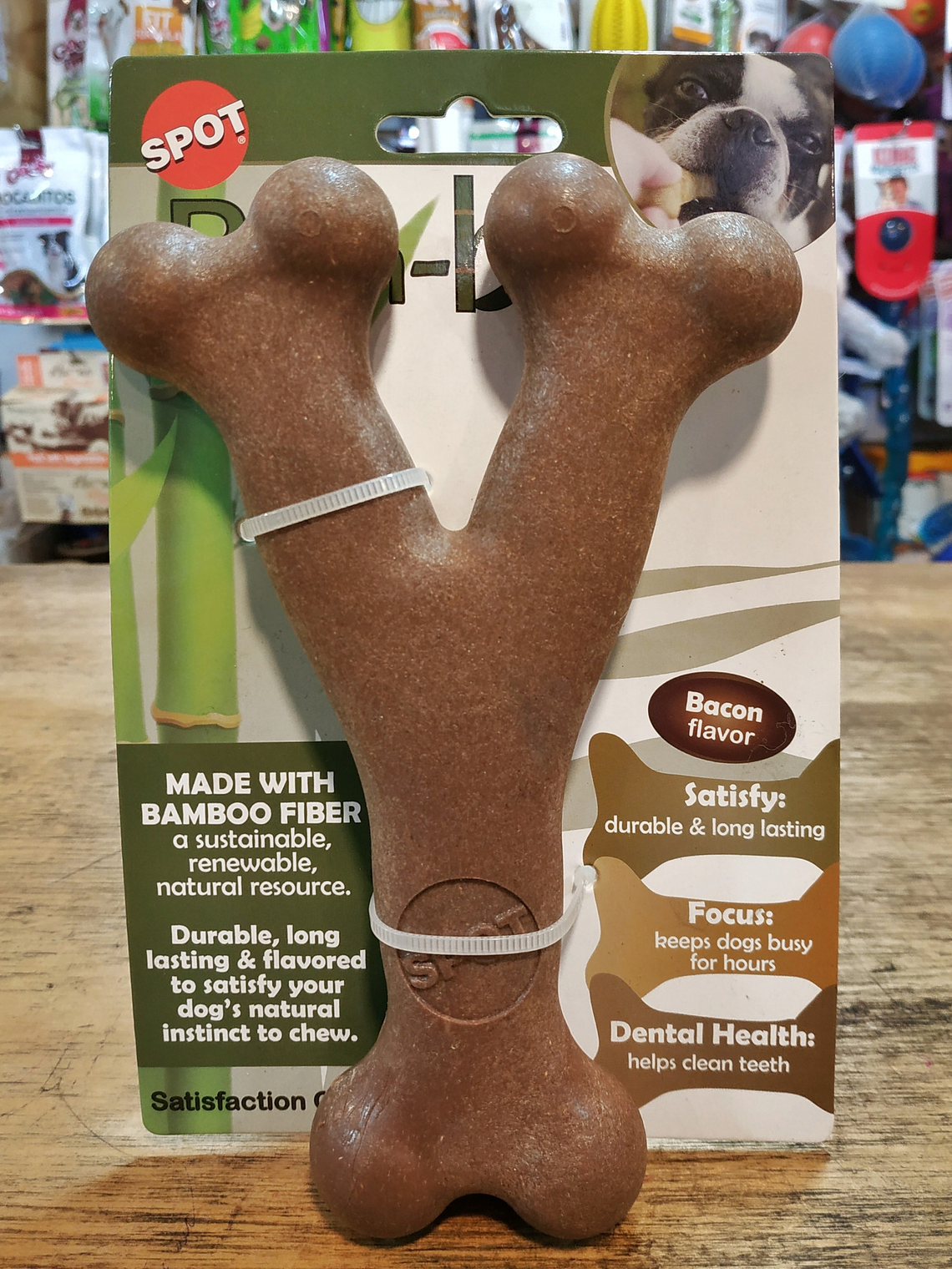 Bam-Bone Hueso (Tipo Y) Sabor Tocino Grande (54315) 2