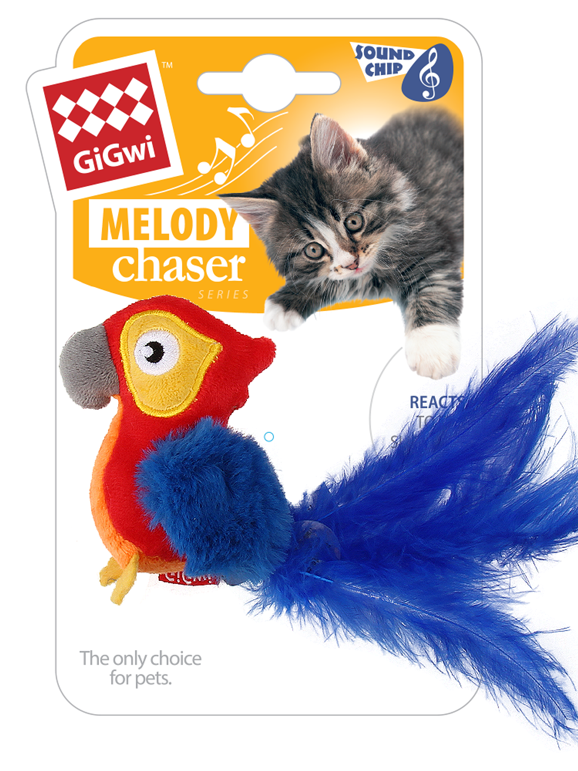 Gigwi Juguete Melody Chaser (Loro)  1