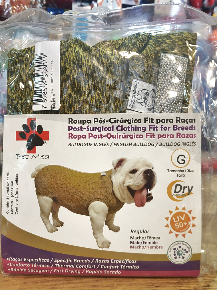 Malla Post-Operatoria Bulldog Inglés 2