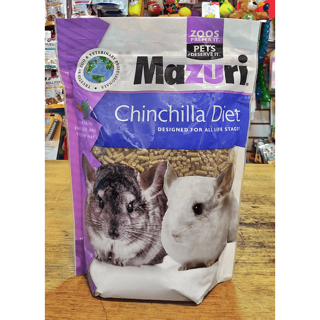 Alimento Mazuri para Chinchilla 1,13kg