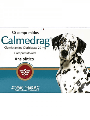 Calmedrag 30 comprimidos 20mg 