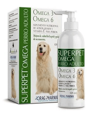 SUPERPET OMEGA 3 Y 6 PERRO ADULTO 125 ml 