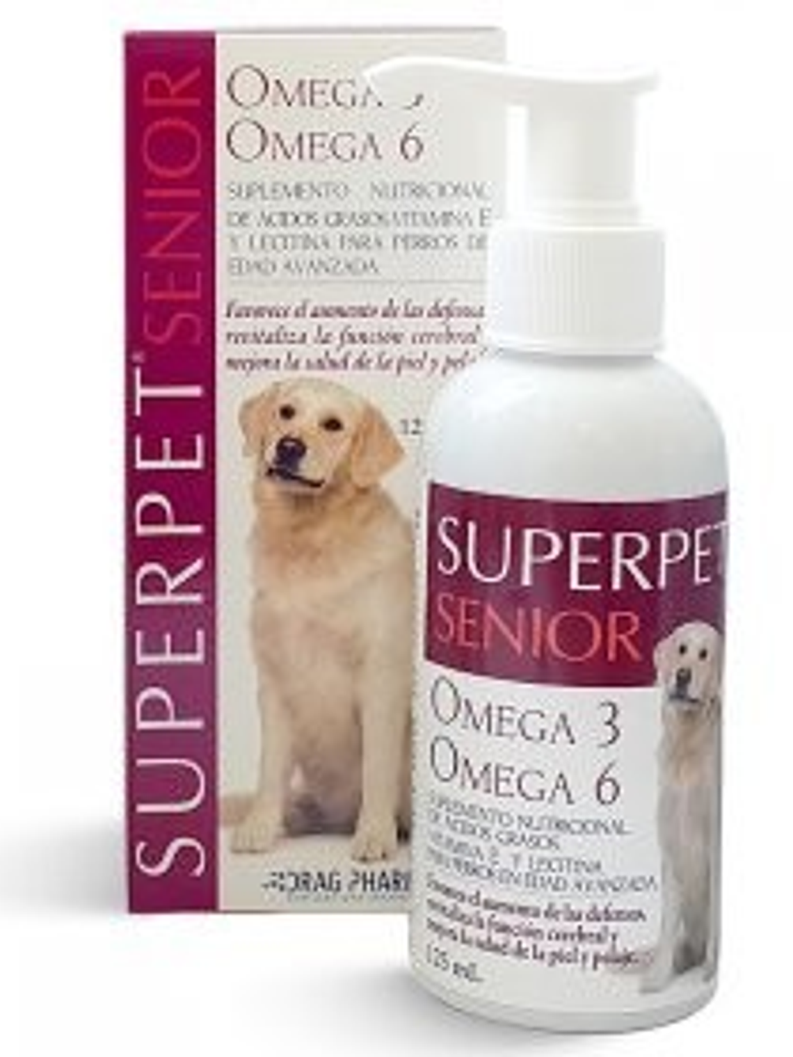 SUPERPET OMEGA 3 Y 6 PERRO SENIOR  125 ml  1