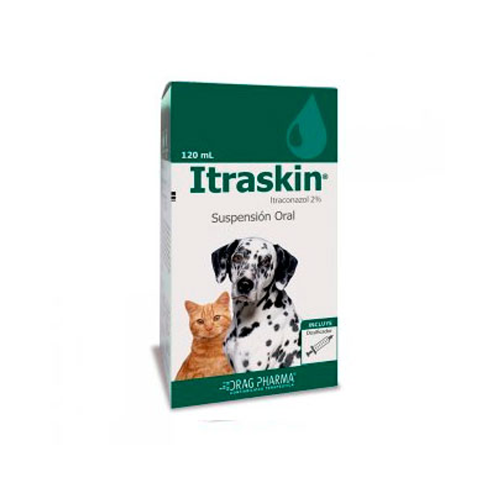 ITRASKIN JARABE 120ml para perro y gato 