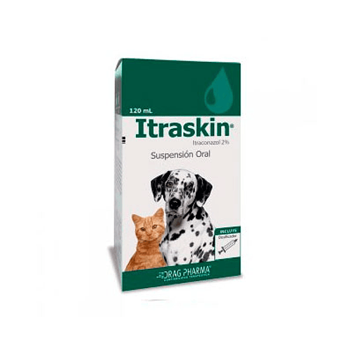 ITRASKIN JARABE 120ml para perro y gato 