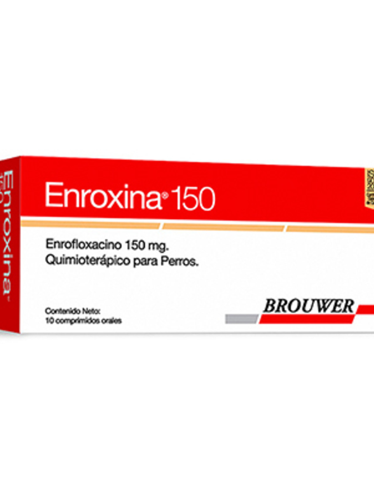 Quimioterápico Enroxina 150mg Para Perros 10 Comprimidos 2