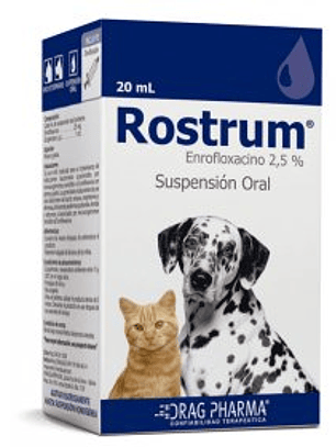 ROSTRUM JARABE 20ml para perro y gato 