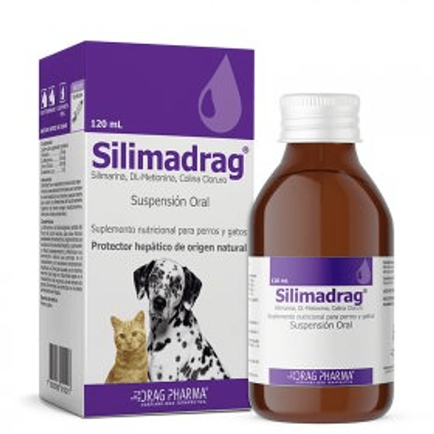 SILIMADRAG JARABE 120ml para perro y gato 