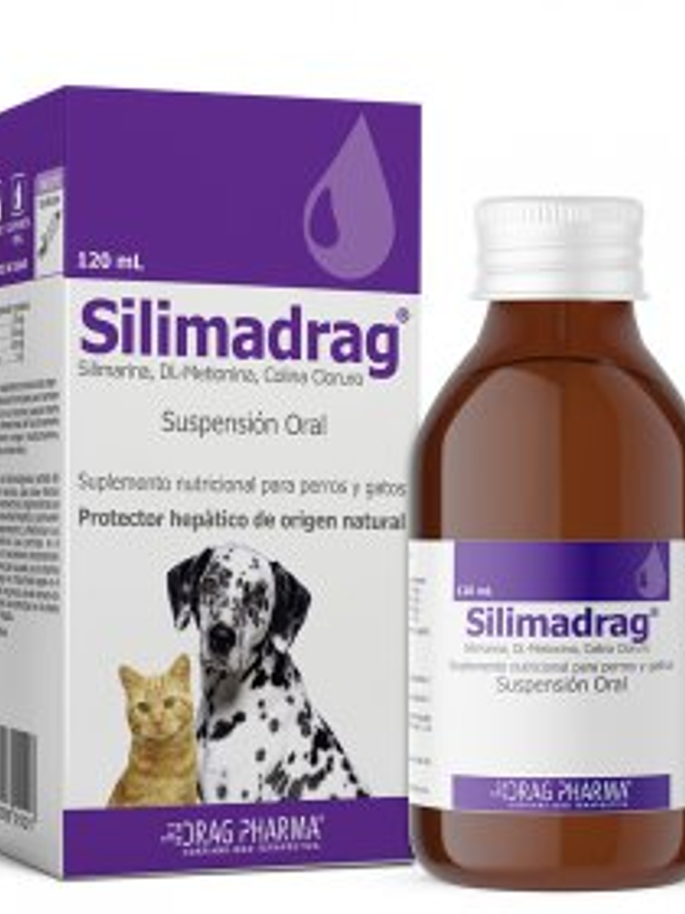 SILIMADRAG JARABE 120ml para perro y gato  1