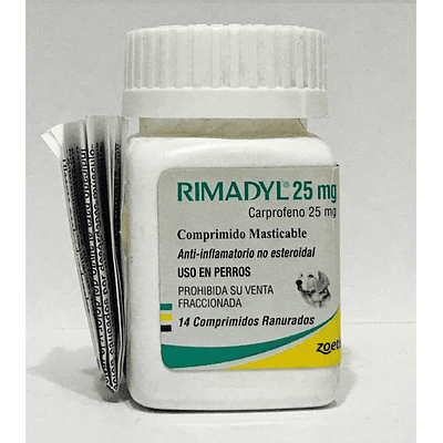 Rimadyl 25mg 14 Comprimidos