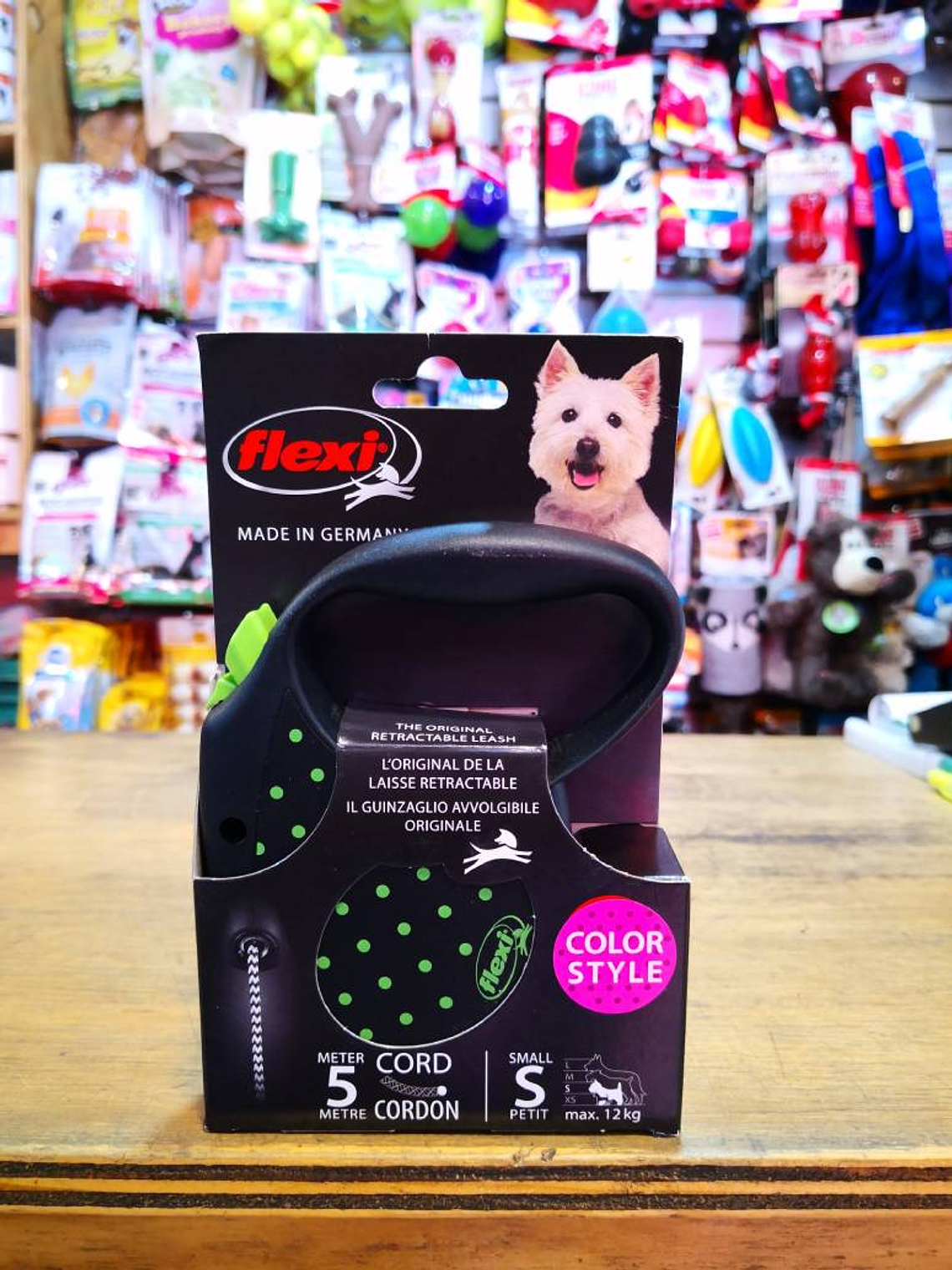 CORREA RETRÁCTIL FLEXI TALLA S PERROS DE 12kg  2
