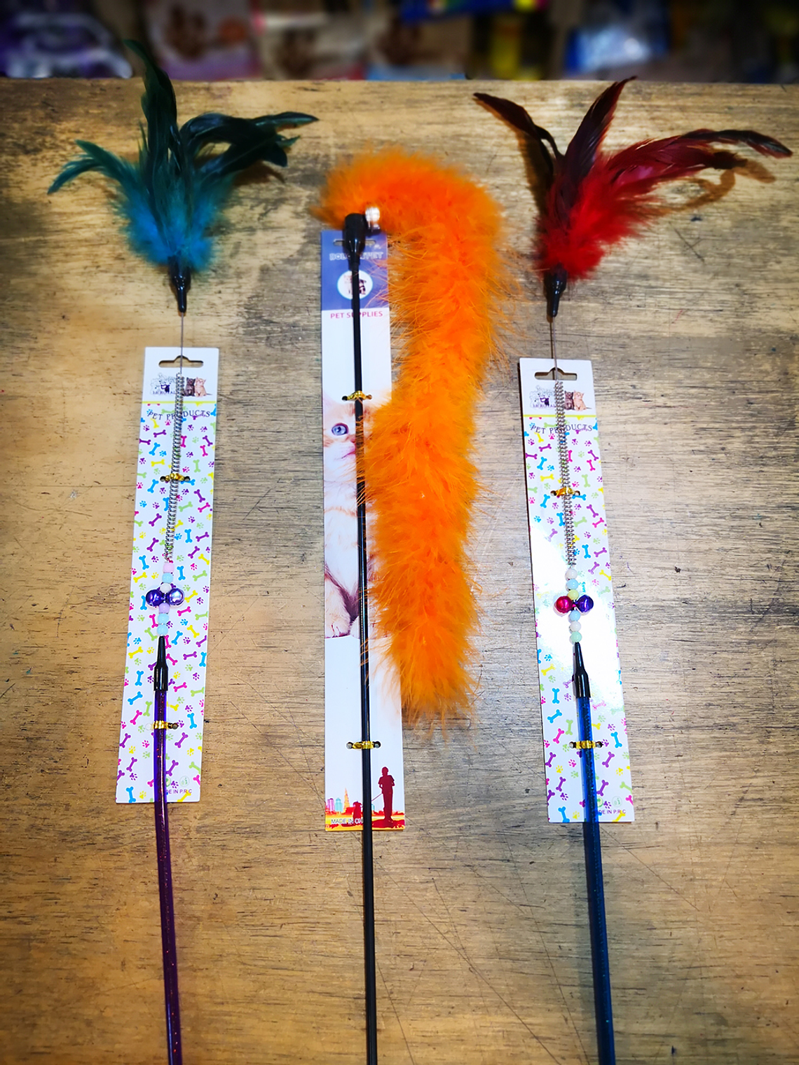 Plumeros para gato  1